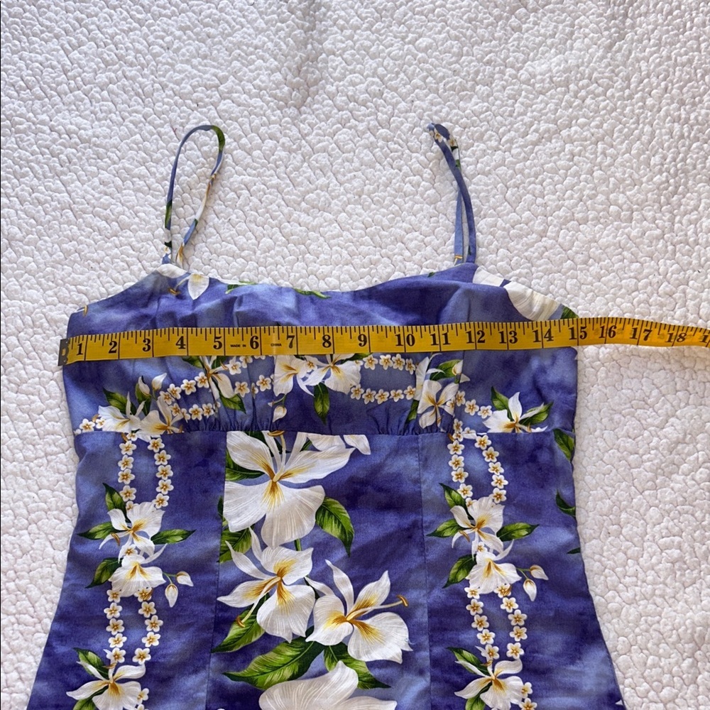 Elegant Floral Purple Mini Dress - Picture 4 of 9